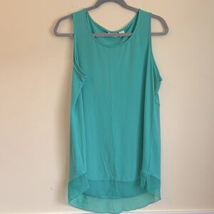 Cato Turquoise Sleeveless Tank Top Size Large